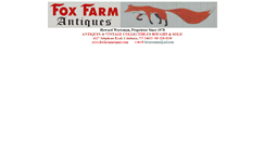 Desktop Screenshot of foxfarmantiques.com